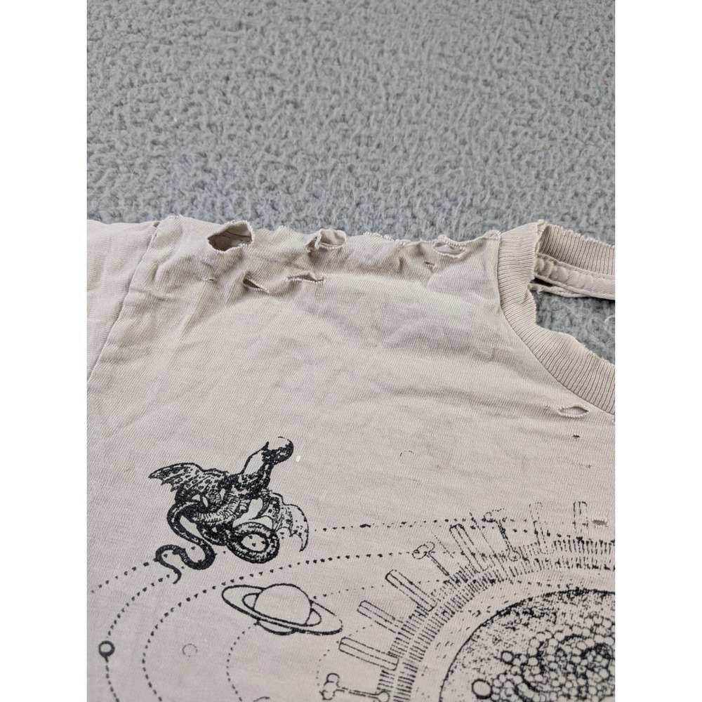 William S Burroughs Naked Lunch Monkey Brain Destroyed Distressed Thrashed Shirt - Picture 13 of 16
